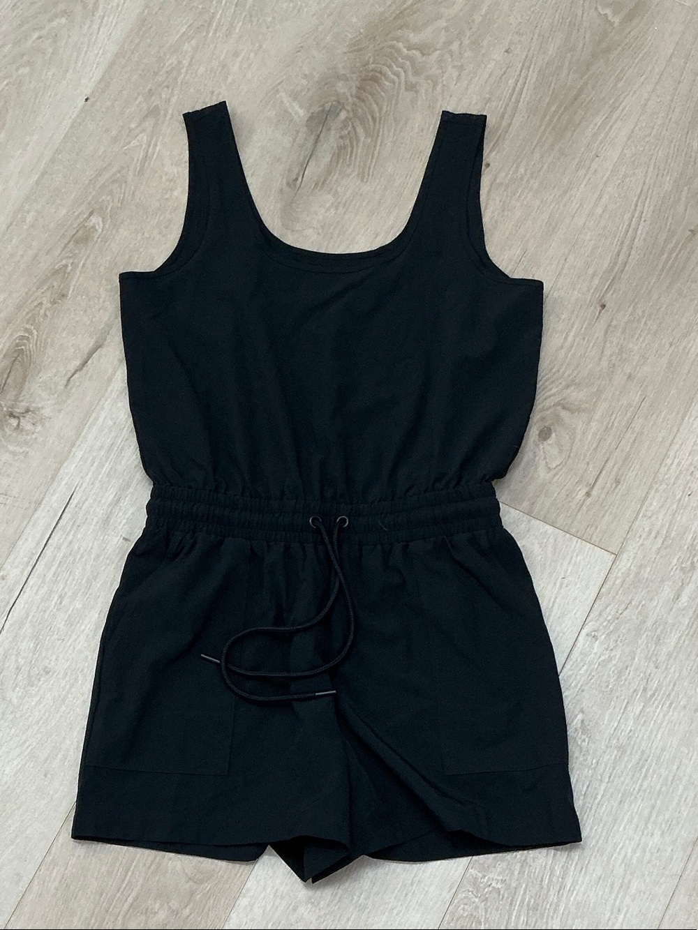 Lou & Grey Black Sleeveless One-Piece Romper